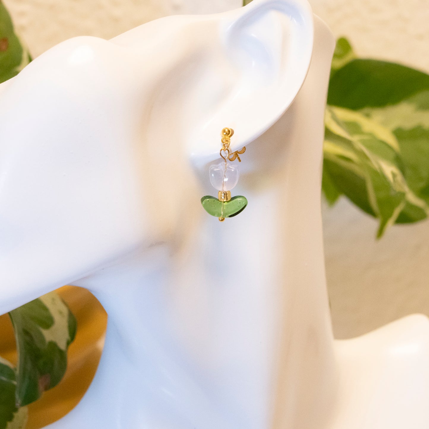 glass tulip earrings | various colors