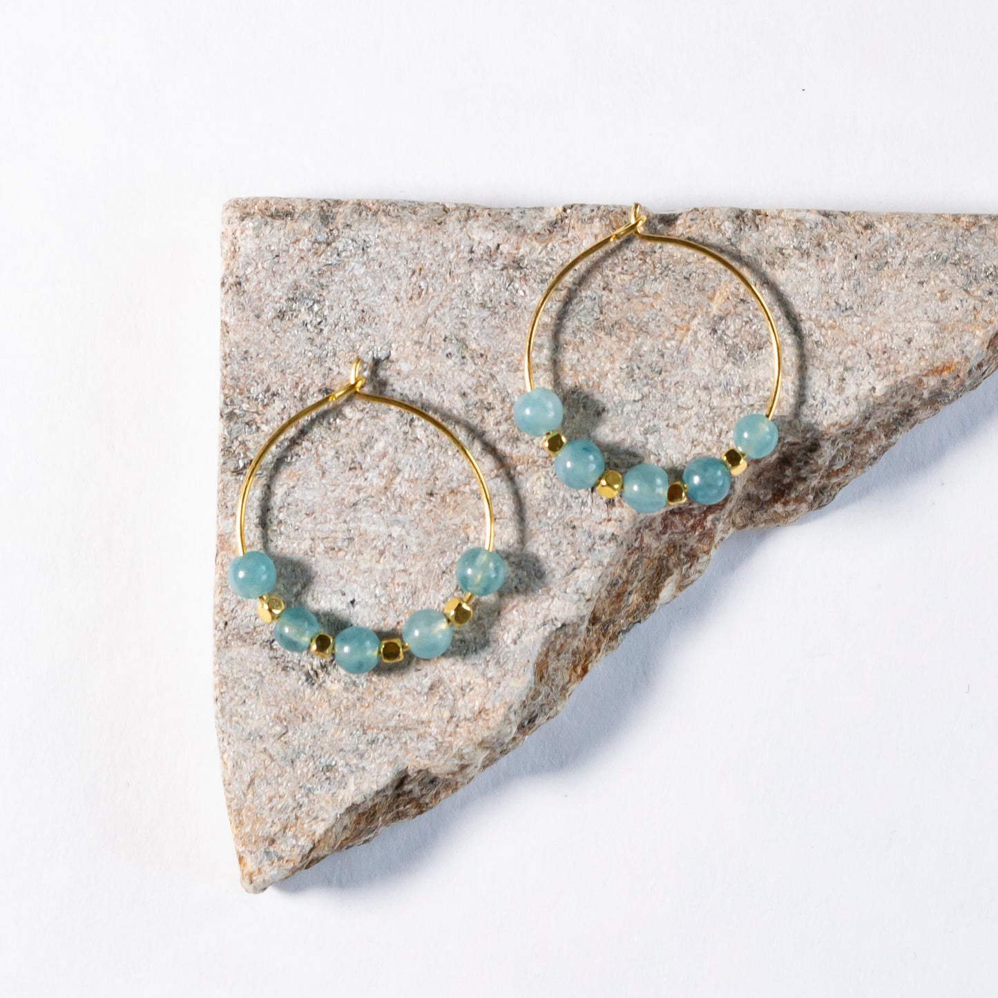 small dainty hoop earrings | various colors