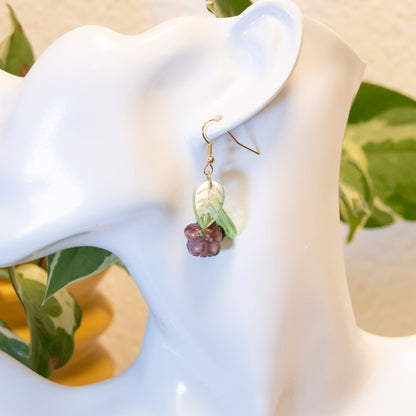 glass flower earrings | various colors