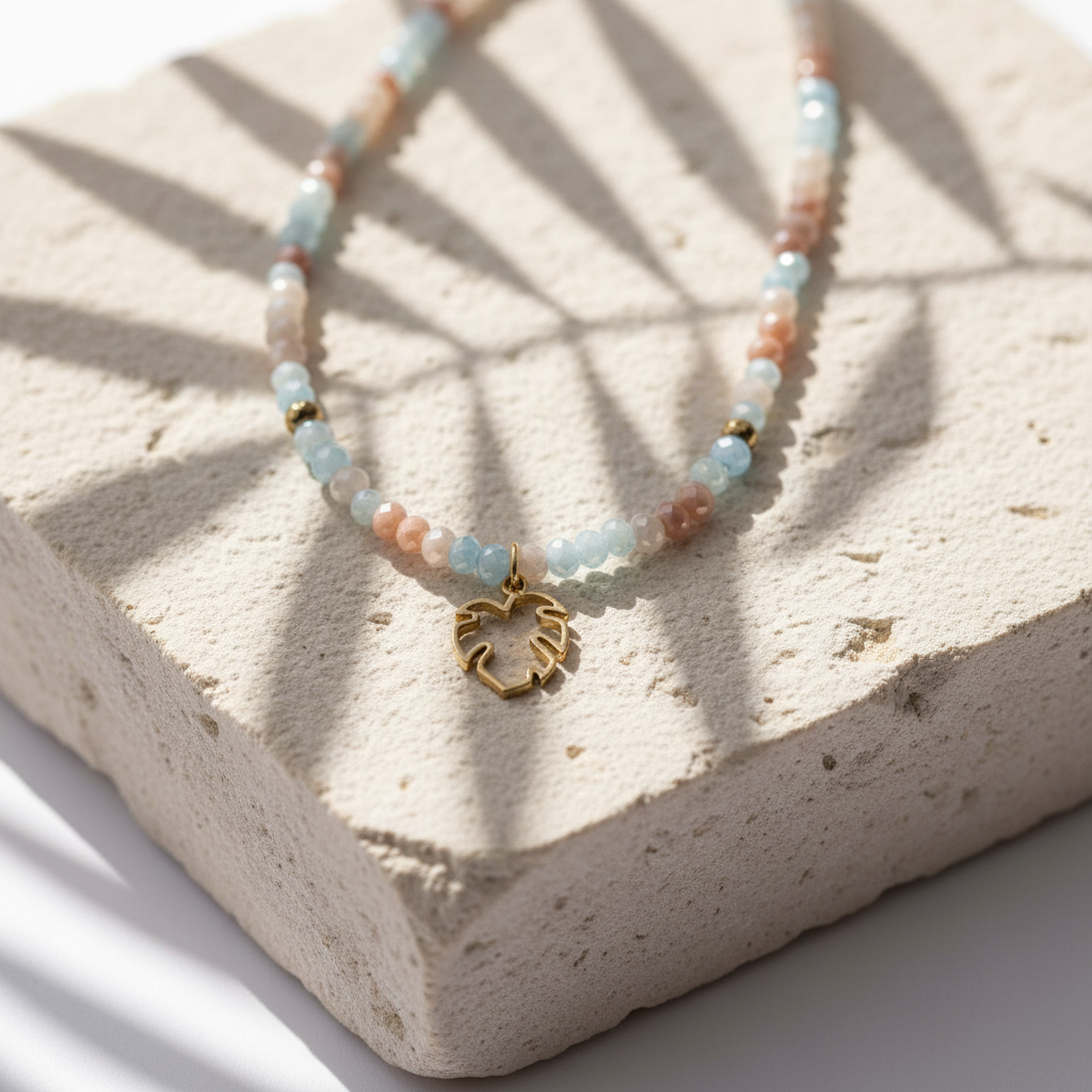 faceted glass beads chocker | various colors