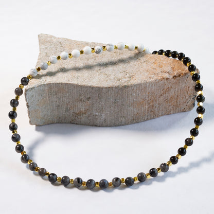 natural stone bead chockers | various designs