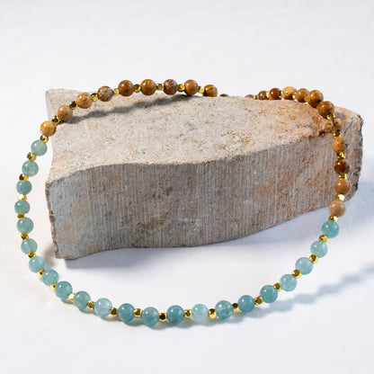 natural stone bead chockers | various designs